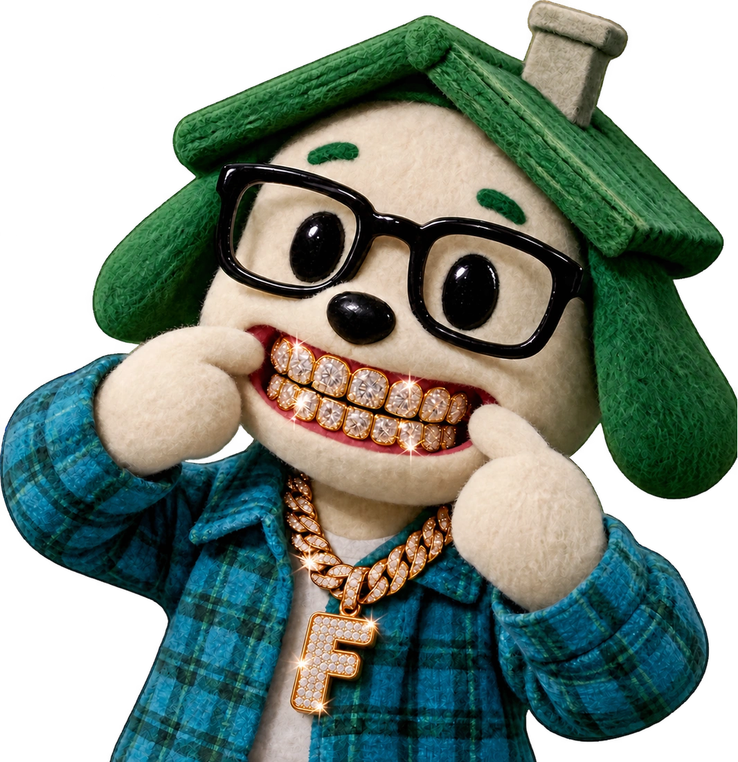 Fello flashing a grillz smile and a gold chain